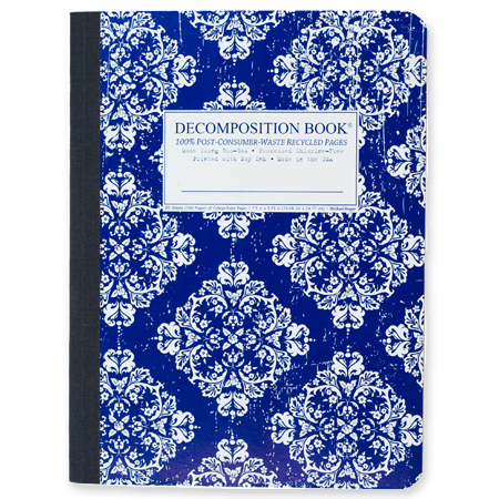 Check out this Decomposition Notebook made in Brooklyn, NY by Michael Roger. Purchase to store your brilliance in 100 percent post consumer waste and support 4 American workers. Gets you 280 Boom™ Points.