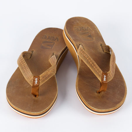 Check out these Josie Leather Flip Flop, manufactured in Geneva, NY by Vere Sandal Company. Purchase support 7 American workers. Gets you 700 Boom™ Points.