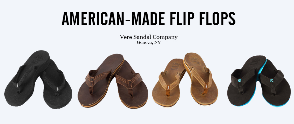 American-Made Flip Flops