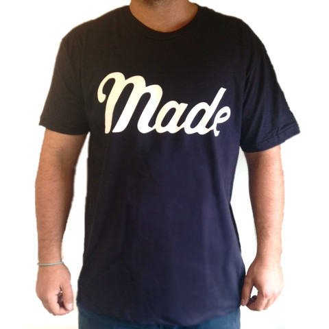 Made Men's T-Shirt (Navy)