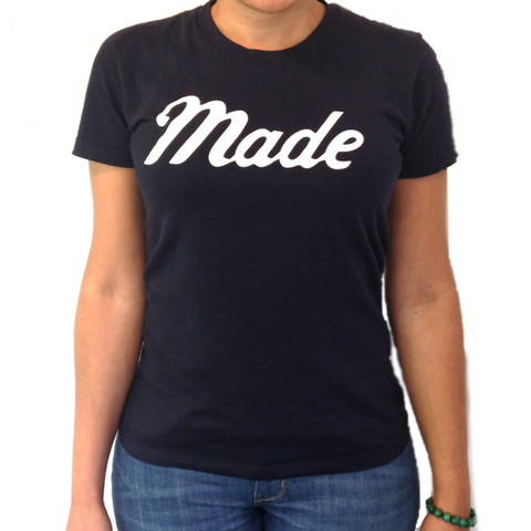 Made Women's T-Shirt (Navy)