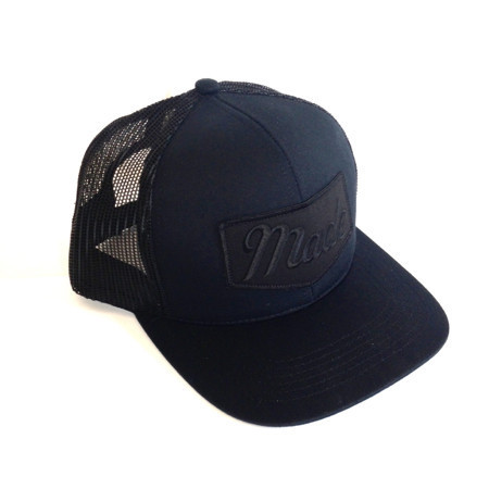 Black on Black Trucker Hat